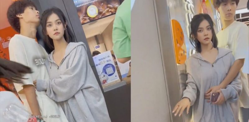 KFC最新抄底偷拍 学生妹长相酷似王菲 和男友一直舌吻 必须狠狠地偷拍一波！-51吃瓜网