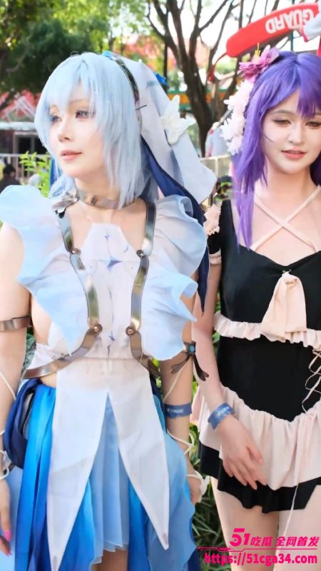 广州长隆二次元美少女泳装露奶 半露美乳性感指数无限飙升 火辣身材简直引爆眼球！-51吃瓜网